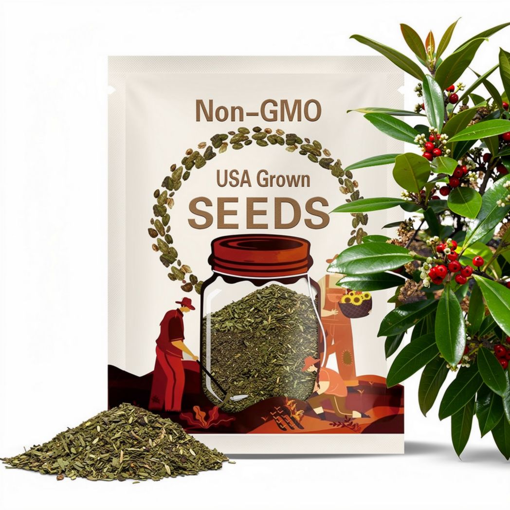 Yerba Mate Seeds (Ilex paraguariensis) Packet of 10 Seeds - Palm Beach Seed Company