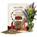 No-Till Farm and Garden Cover Crop Mix Seeds - 1 Lbs - Blend of Gardening Cover Crop Seeds: Hairy Vetch, Daikon Radish, & More