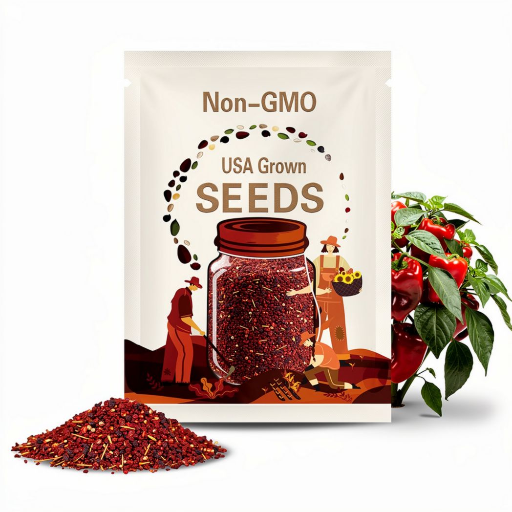 Kapia Paprika Sweet Turkish Pepper Premium Seed Packet