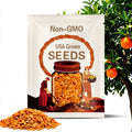 Orange Seeds - Heirloom, Open Pollinated, Non GMO - Grow Indoors, Outdoors, In Pots, Grow Beds, Soil, Hydroponics & Aquaponics