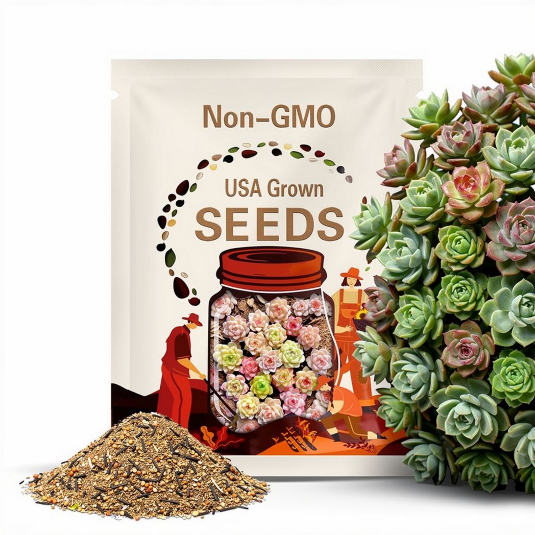 Echeveria mix seeds premium selection, pink succulent, rare succulent,  20 seeds [SEEDS ONLY]