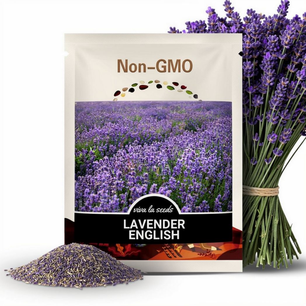 Lavender, English | 100 Seeds | Medicinal | Culinary Herb | Non GMO | Lavandula angustifolia