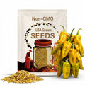 Golden Greek Pepperoncini Pepper Heirloom Seeds - Pickled Pepper, Greek Salads, Tangy Pepper, Open Pollinated, Non-GMO
