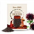 Black Red Narcissus Dahlia Seeds - Perennial - Authentic Seeds - Fast Growing - Easy To Grow - Planting In Spring - Shrub Seeds -   #D063