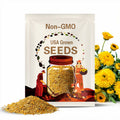 Golden Calendula Flower Seeds - Grow Beautiful Flowers Indoors, Outdoors, In Pots, Grow Beds, Soil, Hydroponics & Aquaponics