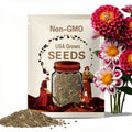 40 Seeds | Bumble Rumble Dahlia Seeds - Pollinator Friendly- Open Pollinated - Heirloom - Flower Seeds - Mix Seeds to Plant - .#D023.