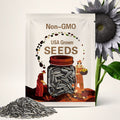 Mammoth Grey Stripe Heirloom Sunflower Seeds - Open Pollinated, Flower Seeds, Non-GMO