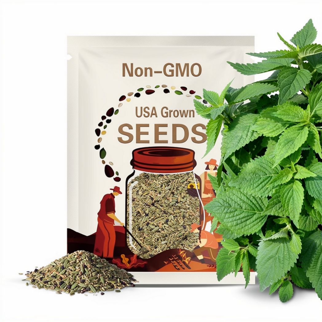 2-gram 1300 AO SHISO Japanese Green Perilla herb seeds; 綠じそ、ao jiso aojiso ; Beefsteak plant; 綠葉紫蘇 zisu