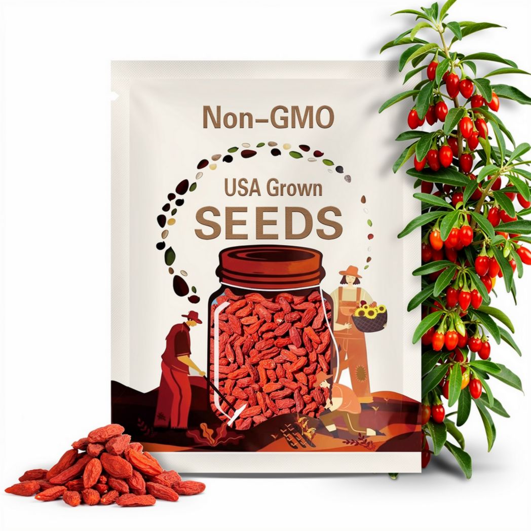 Goji Berry ( Wolfberry) | 50 Seeds | Medicinal | Culinary | Heirloom | Lycium barbarum