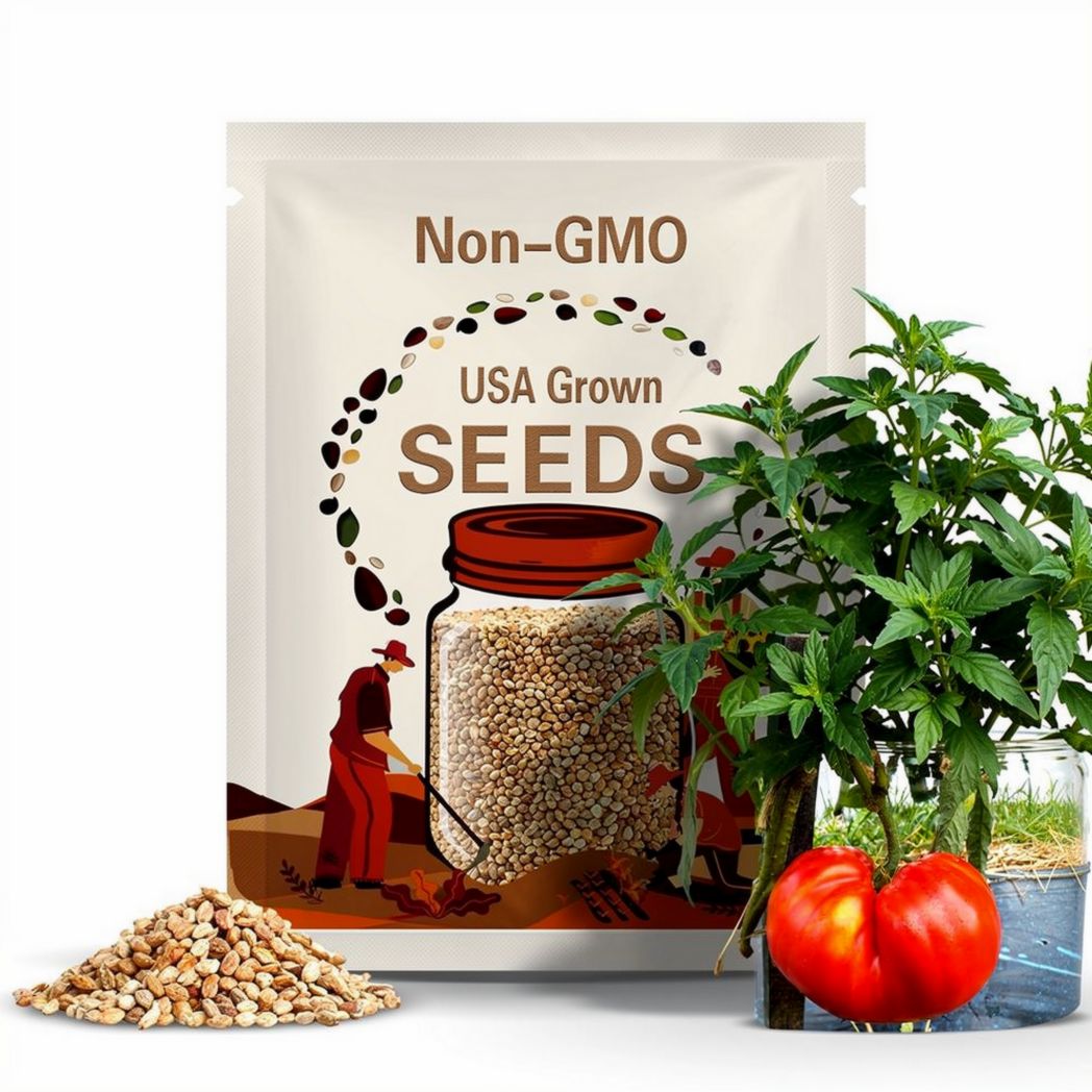 Minusink Lion, Tomato, Rare Russian Heirloom Garden Seeds Open Pollinated Container Gardening Organic Vegetable Seeds Non-GMO Seed Packets