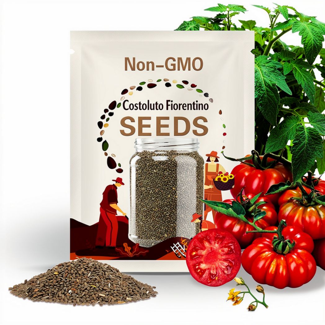 Costoluto Fiorentino Tomato Seeds: Italian Heirloom, Organic, Non-GMO