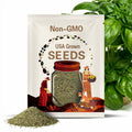 Basil Seed Collection – 6 Heirloom Varieties, Gourmet Non-GMO Culinary Herbs for Pesto, Salads, Curries, Cocktails, Easy Starter Kit