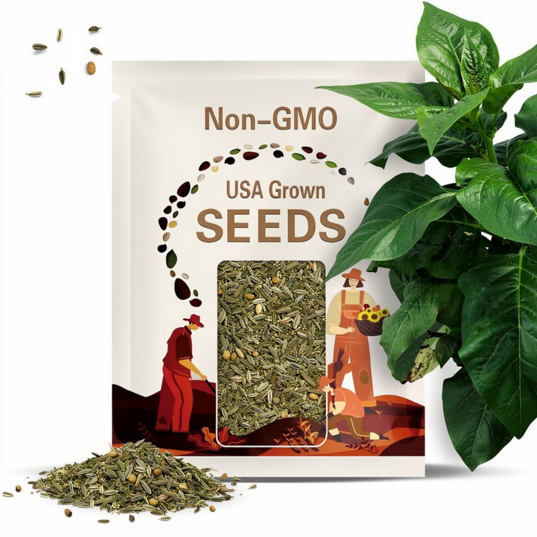 Connecticut Broadleaf Tobacco Seeds: Non-GMO Nicotiana Tabacum Free Shipping No Tracking Read Description