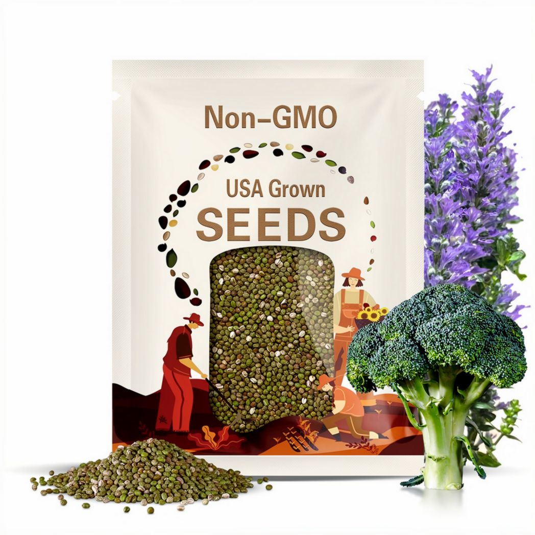 Waltham 29 Broccoli Seeds, Heirloom Non GMO, Brassica Oleracea, BR023C